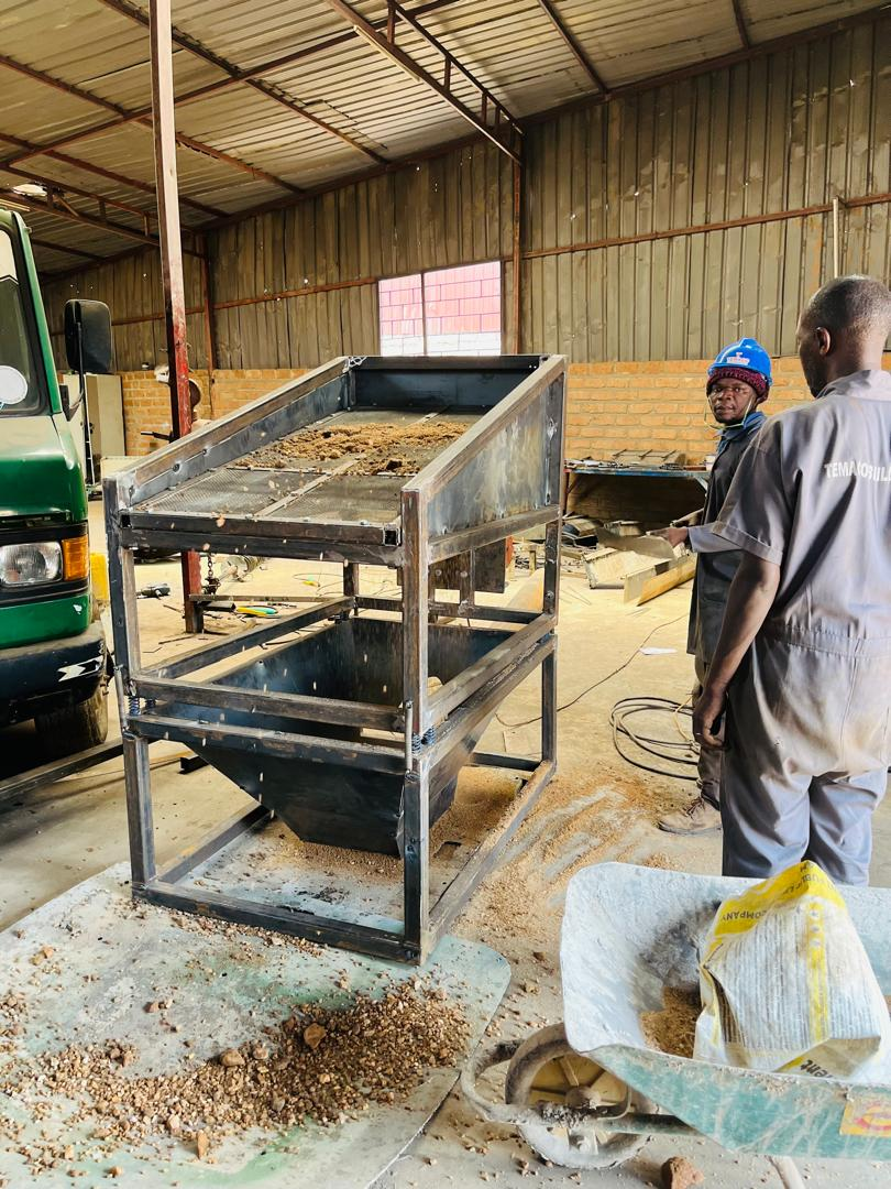 Sand separator machine prototype